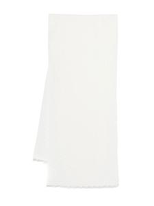 Issey Miyake плиссированный палантин, белый