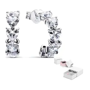 Pandora Серьги из стерлингового серебра 925 пробы