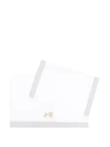 Одеяло с отделкой в полоску Il Gufo, белый