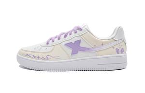 Женские кроссовки Air Force One Cushioning Coverage Low Top для скейтбординга цвет Dish Trail Shimmer XTEP, Dish Trail Shimmer