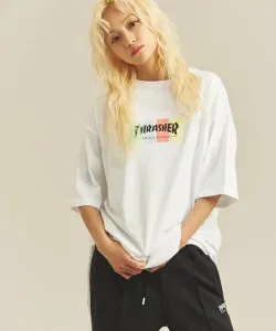 Футболка THRASHER/Thrasher с коротким рукавом, 5,6 унций (мужская) Select Brands, цвет White