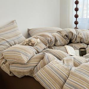 MUJI Комплект постельного белья на кровать 1,5 м, пододеяльник 180x220 см, цвет Xiu Mu's Annual Rings