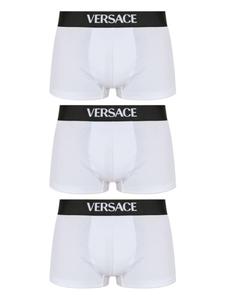 Трусы-боксеры с логотипом Versace (упаковка из трех шт.), белый