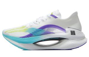 Кроссовки для бега DOPAMINE мужские с низким верхом стандартные белые/флуоресцентные сине-фиолетовые Lining