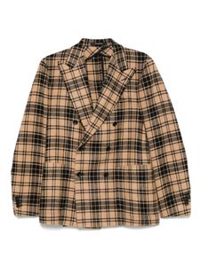 Клетчатый блейзер Tagliatore, коричневый