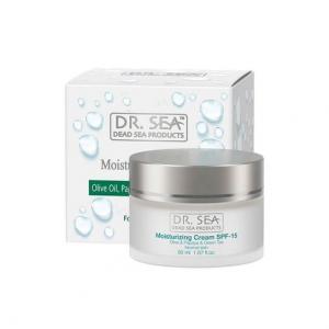 Увлажняющий крем с оливкой, папайей и зеленым чаем SPF15 Dr.Sea, Dr. Sea