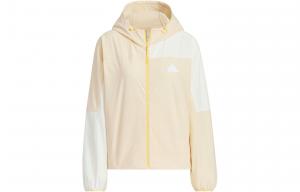 Легкая куртка с цветными блоками Куртки Пальто Женские Песочный коричневый Adidas