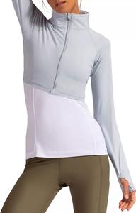 Женский укороченный топ с молнией и защитой от солнца UPF 50 Bloquv