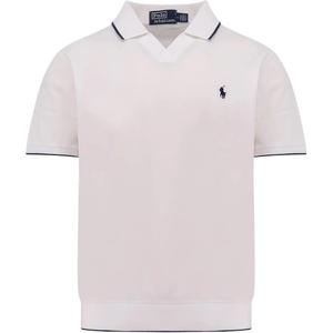 Джаккардовая поло Polo Ralph Lauren, белый