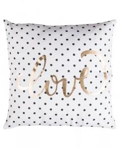 Подушка «Пятнистая любовь» размером 20 x 20 дюймов Safavieh, золотой