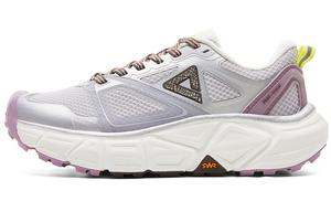 PEAK Кроссовки для бега с низким верхом, амортизирующие, противоскользящие, с отскоком, женские, серо-фиолетовые