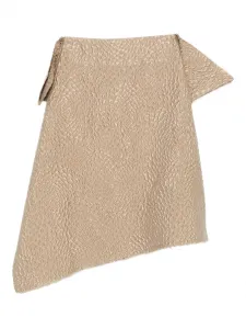 Юбка миди Collage асимметричного кроя Niccolò Pasqualetti, нейтральный