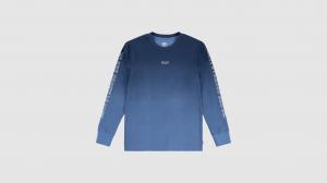 Футболка Ombre Ls, большие мальчики, S-xl Levi's, Quiet Harbor - Blue