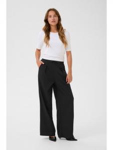 Kaffe Повседневные брюки KAlauren, стандартный крой, черный, темно-синий (CC)