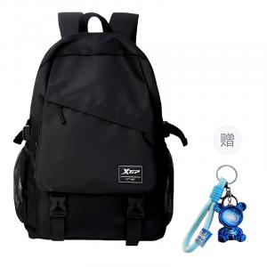 XTEP Полиэстеровый рюкзак обычный унисекс черный, Black[Cool Pendant 2]