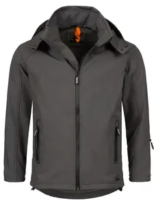 Куртка из софтшелла Alessandro Salvarini "ASBasiri" со съемным капюшоном, серый