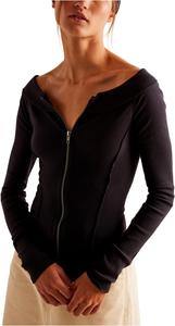 Футболка Free People Eye Candy Tee, черный