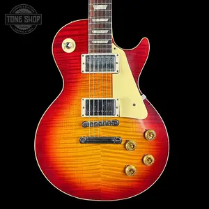 Gibson Custom Dealer Select 1959 Les Paul Chambered Factory Burst, ультралегкий состаренный с футляром, 932420