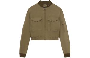 Куртка-бомбер с вышитым логотипом Givenchy, хаки