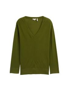 Свитер Tom Tailor Women +, оливковый