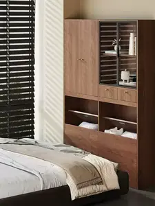 Yu Senyi Комод 120х25х200 см для спальни из массива сосны, узкий, 1 ящик, белый