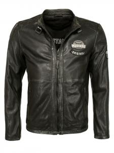 Кожаная куртка Mustang 31020185, черный