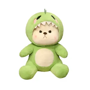 Милый плюшевый медведь-динозавр игрушка плюшевая кукла высота 30см/40см/50см/70см Julebaby