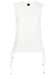 Топ со шнуровкой PINKO, белый