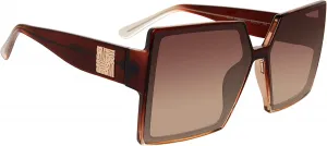 Женские солнцезащитные очки Steve Madden Deja, Crystal Brown/Brown Gradient