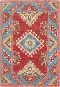 SAFAVIEH Aspen Collection ковер 61 x 92 см Red/Blue APN803Q ручной работы бохо из шерсти