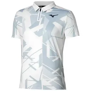 Поло с коротким рукавом Mizuno Daybreakers Shadow, белый