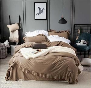 YUSIWOAL Комплект постельного белья зимнее утепленное цветное хлопок