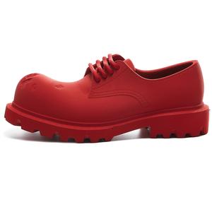 Glitter Focus Туфли дерби с круглыми носами, увеличивающие рост, унисекс, Rogue, красные