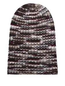 Полосатая шапка HURRAY, коричневый