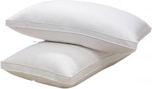 UOHLCX Подушка из гусиного пуха с хлопковым чехлом для комфортного сна