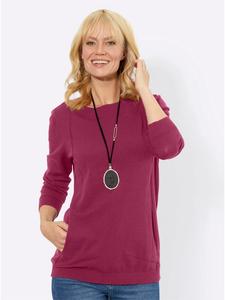 Свитер с круглым вырезом бордового цвета WITT WEIDEN