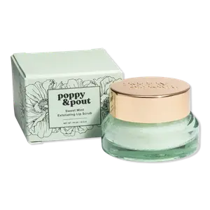Отшелушивающий скраб для губ Poppy & Pout, Sweet Mint