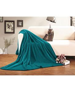 Роскошное мягкое флисовое одеяло, размер twin/twin xl Elegant Comfort, Aqua