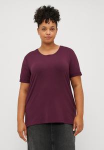 Футболка ONLY Carmakoma CARMOSTER FOLD UP , Mauve Wine/Bordeaux