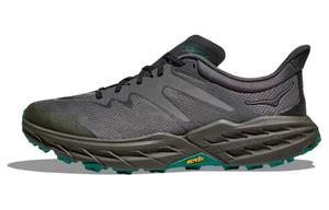 Кроссовки HOKA Speedgoat 5 со шнуровкой HOKA ONE ONE, черно-зеленые