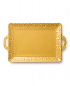 Прямоугольное блюдо Прованс с рельефным рисунком Certified International, Yellow