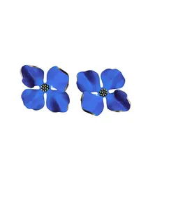 Маленькие цветочные серьги Swanky Designs, turquoise