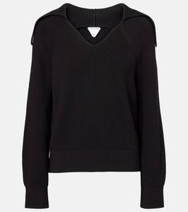 Хлопковый свитер Bottega Veneta, Black