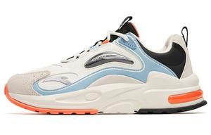 Кроссовки Millennium 5.0 Lifestyle женские с низким верхом цвета слоновой кости, белого/черного/водопадного синего/грязно-пепельного цвета Anta