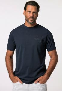 Футболка с принтом SHORT SLEEVE AND BADGES VINTAGE LOOK JP1880, темно-синий