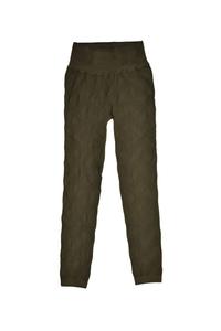 Узкие леггинсы с шевронным узором в оливковом цвете Phat Buddha