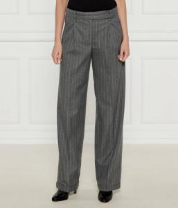 Брюки женские Max&Co. широкого кроя в полоску, серый