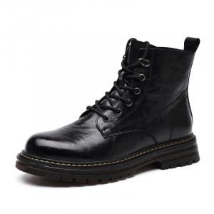 Devanro Короткие мужские ботинки Martin, черные