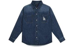 Футболка унисекс синяя MLB