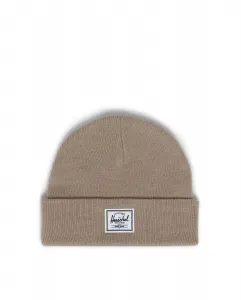 Светло-коричневая вязаная шапка унисекс Herschel